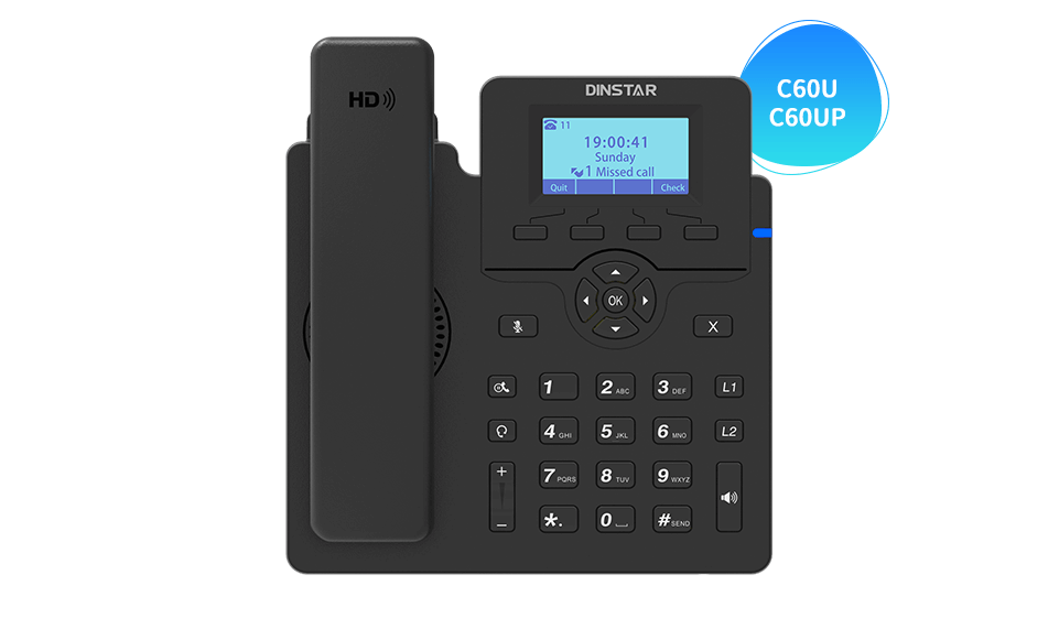 DINSTAR- C60UP Entry Level IP Phone #798