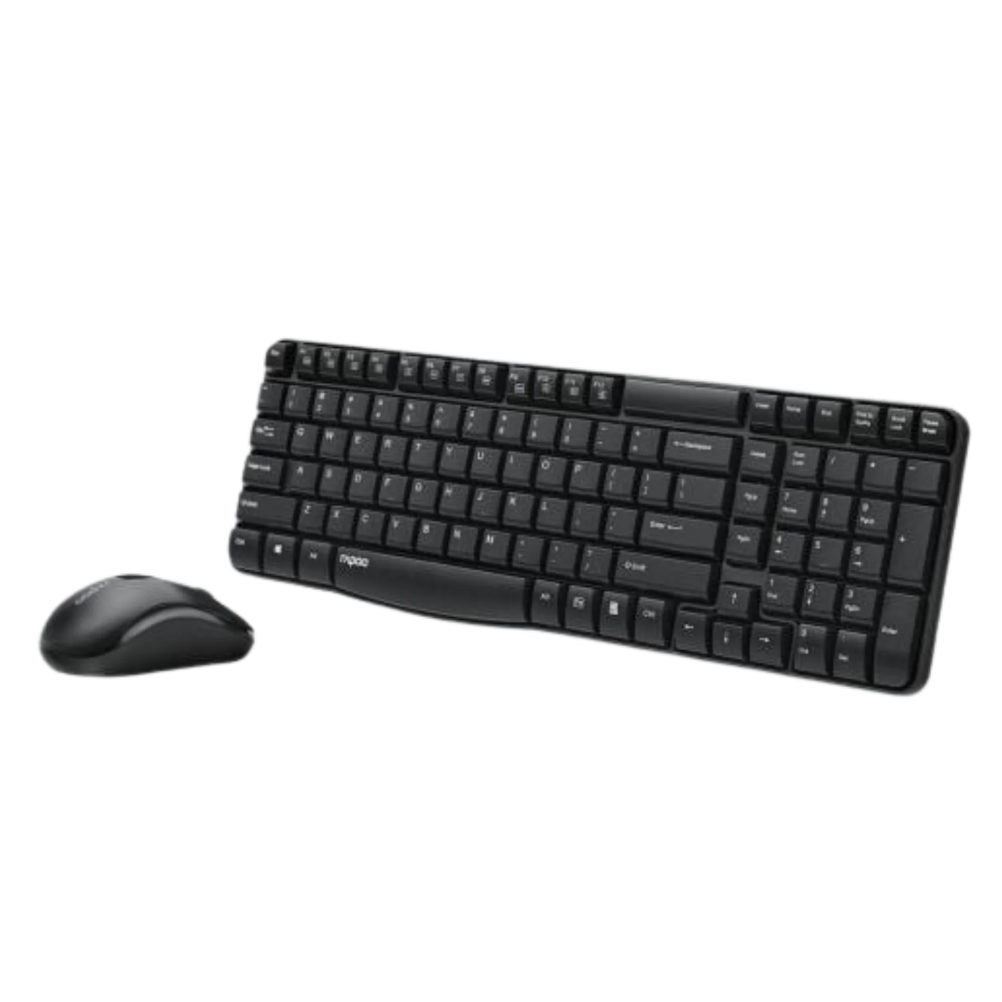 Rapoo X1800S Wireless Multimedia Keyboard & Optical Mouse AR - Black