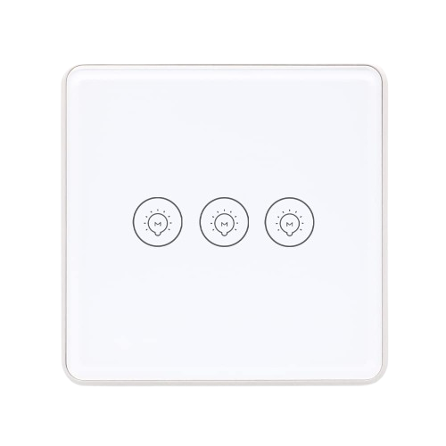 Smart Wall Switch 3-gang  3*3 #638