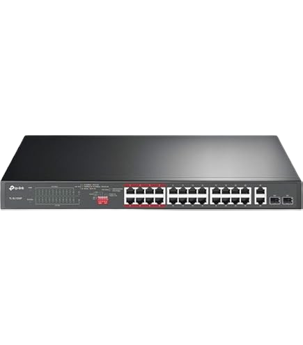 TP-Link TL-SG1428PE 28-Port Gigabit Easy Smart Switch with 24-Port PoE+, Power Budget up to 250W #1177