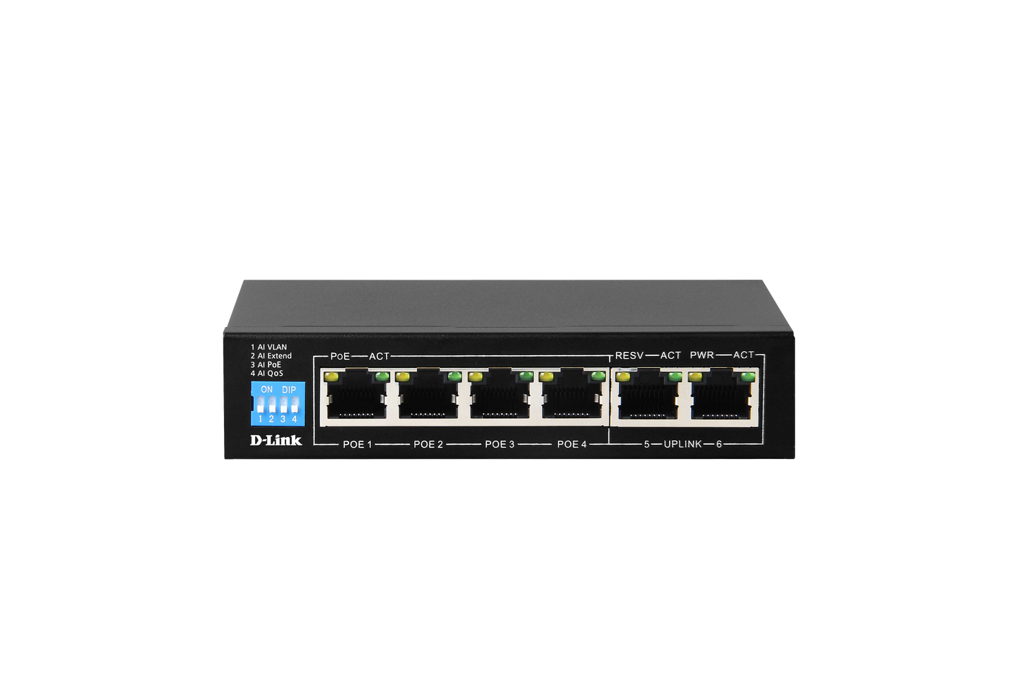 Dlink POE Switch 6 Port Gigabit Unmanaged DGS-F1006P-E/B #232