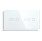 Zigbee 3+3 Gang Switch - White