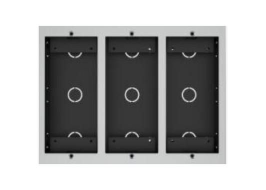 MD06/MD12 in wall box(three module)