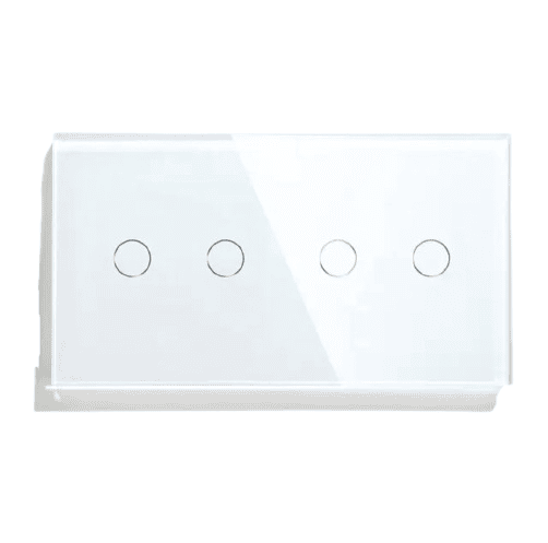 Smart Home Switch 4 Gang WiFi (3*6) -White