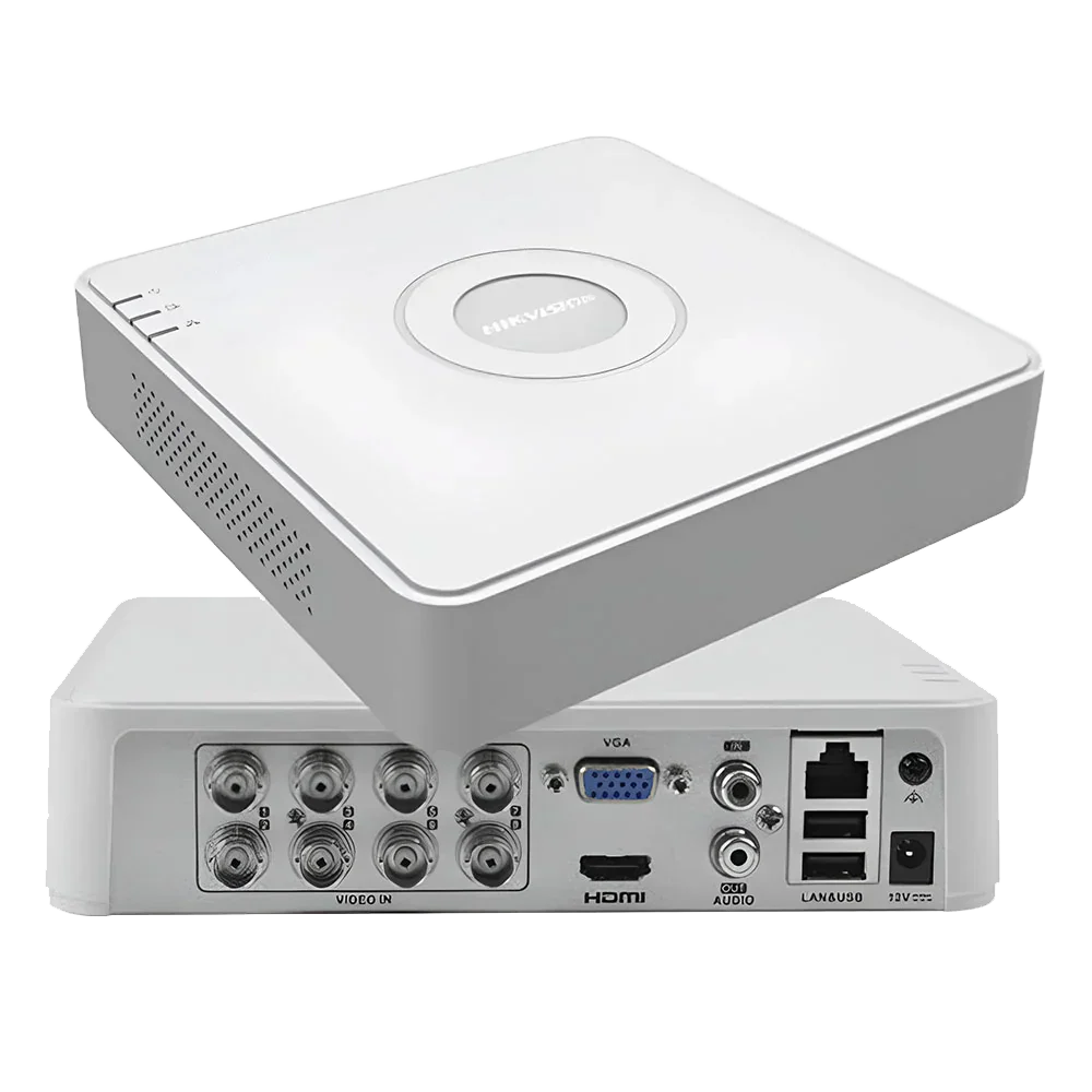 hikvision 8 Channel Penta-brid 4M-N/1080P Cooper 1U Digital Video Recorder #1200