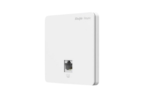 Ruijie Reyee RG‑RAP1261, a sleek Wi‑Fi 6 (AX3000) wall‑plate access point