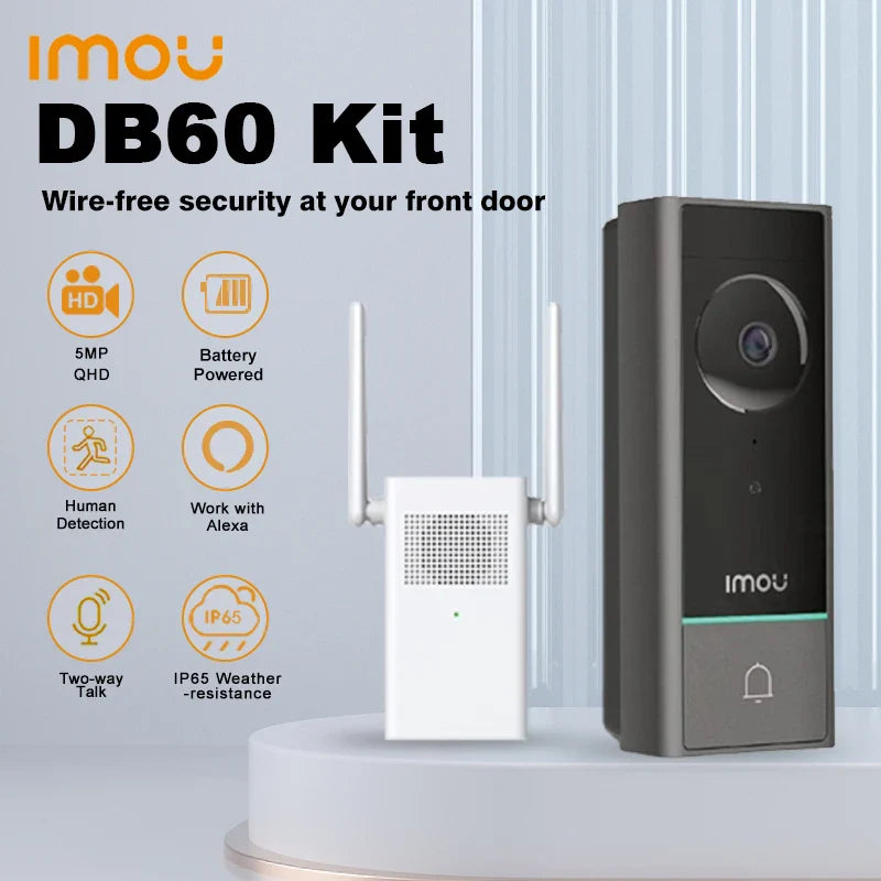 Doorbell Kit-a- DB60/DS21-PEYF-IMOU-Wi-Fi Extender and Chime for Your Imou Doorbells #863
