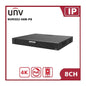 UNV (Uniview) NVR502-08B-P8- 8CH WITH POE- 2 SATA #1488