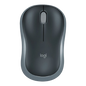 Logitech M185-2.40GHz / Up to 10m / Wi-Fi / Black/Grey-Mouse